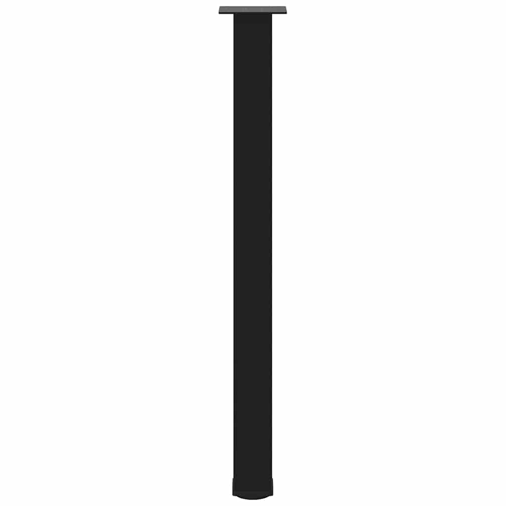 4 db fekete acél bárasztalláb 90-92 cm