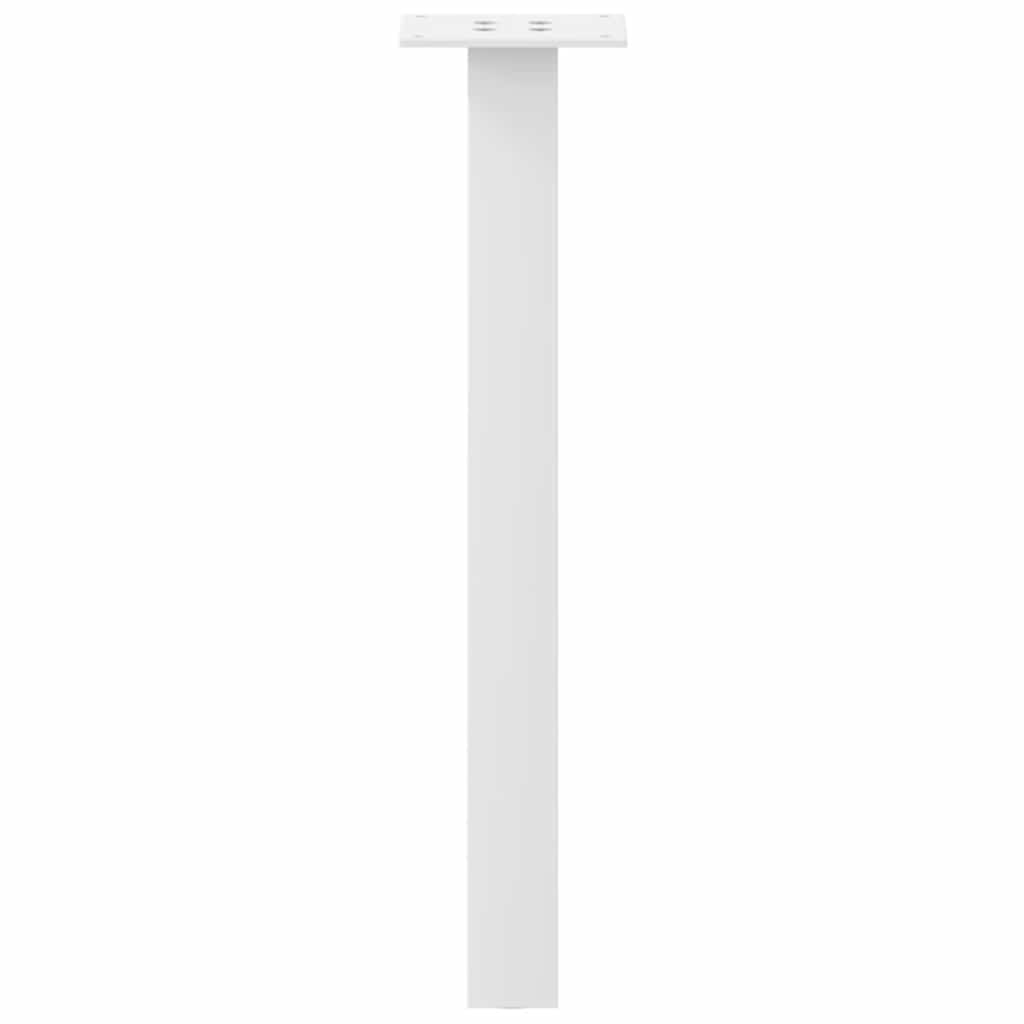 4 db fehér dohányzóasztal láb 30 cm acél