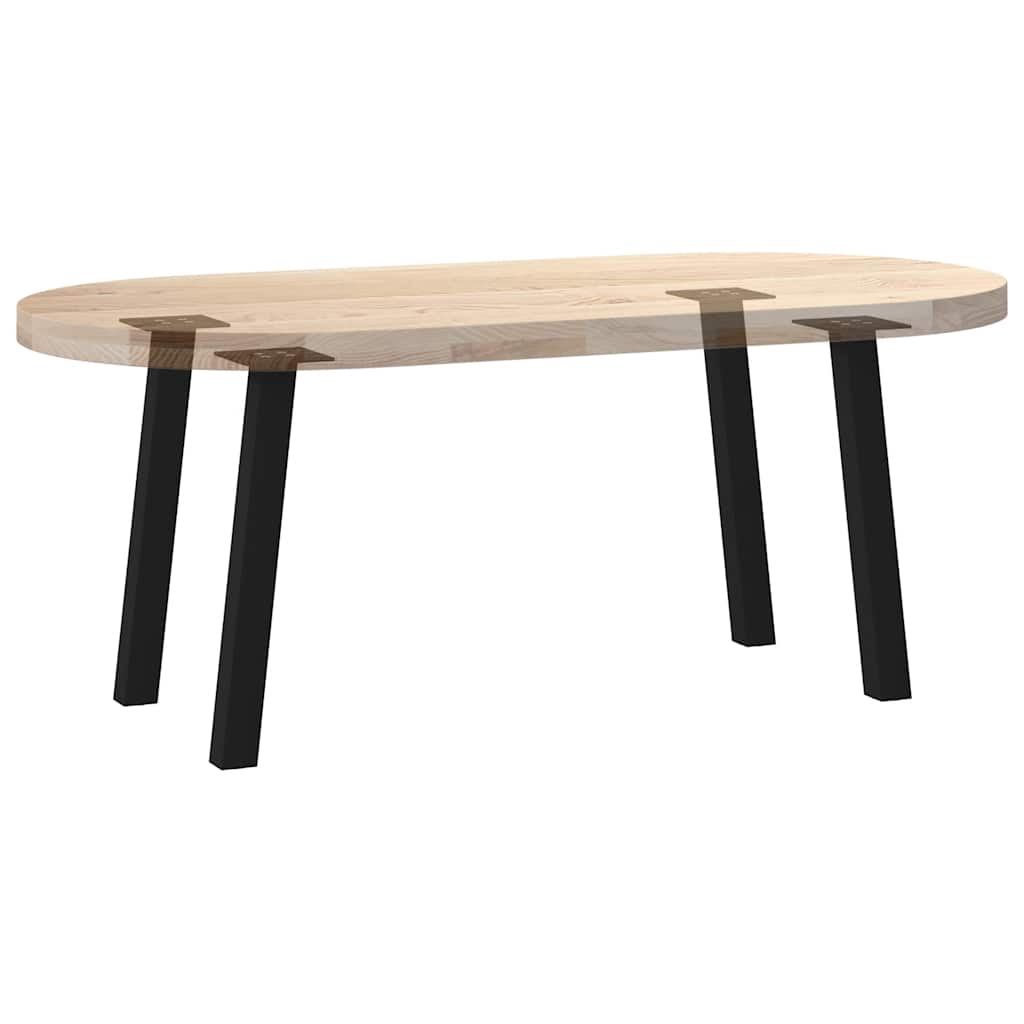 4 db fekete acél dohányzóasztal láb 42 cm