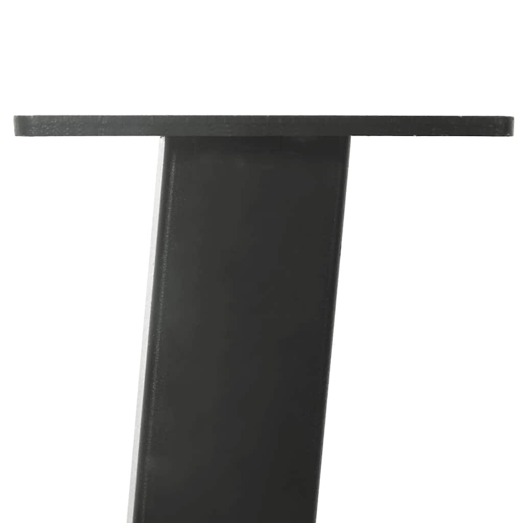 4 db antracitszürke acél dohányzóasztal láb 42 cm