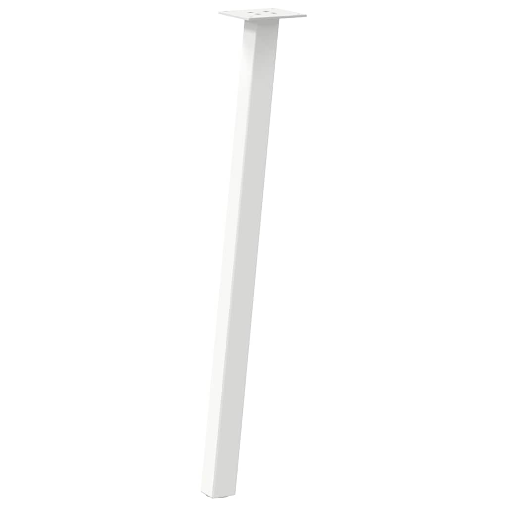 4 db fehér acél konzolasztal láb 72 cm