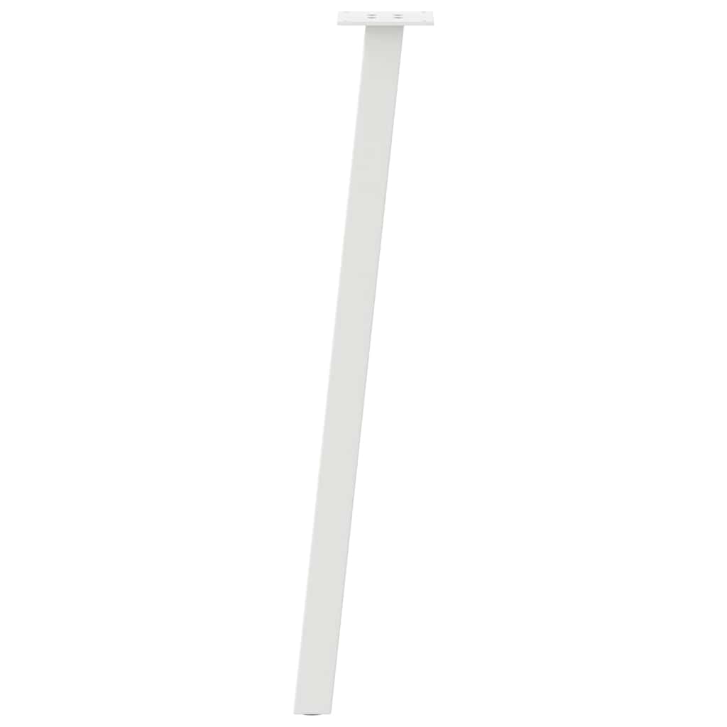 4 db fehér acél konzolasztal láb 72 cm