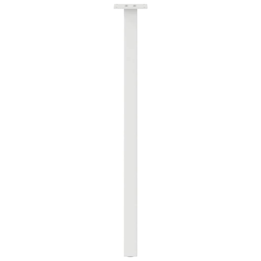 4 db fehér acél konzolasztal láb 72 cm