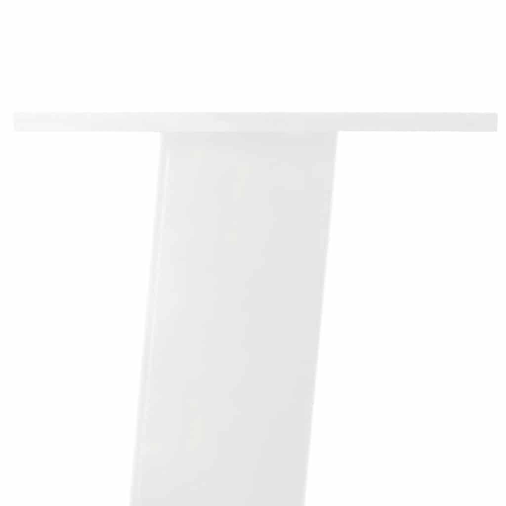 4 db fehér acél konzolasztal láb 72 cm
