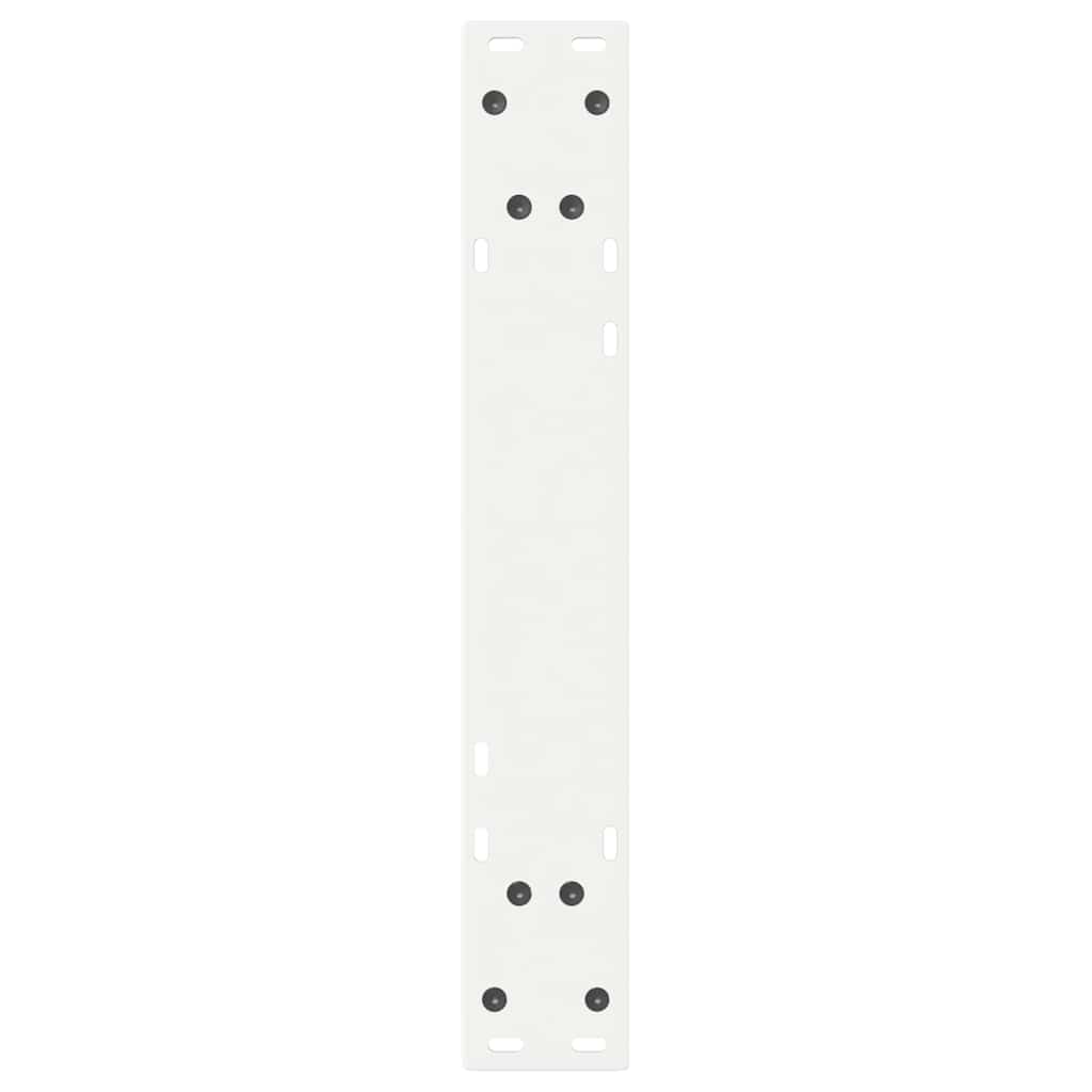 2 db fehér étkezőasztal láb 60 x (72-73,3) cm acél étkezőasztal láb