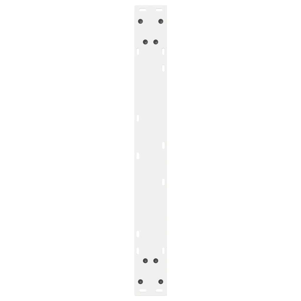 2 db fehér étkezőasztal láb 70 x (72-73,3) cm acél étkezőasztal láb