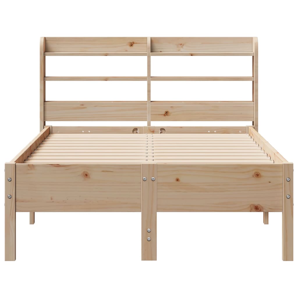 tömör fenyőfa ágy matrac nélkül 75 x 190 cm