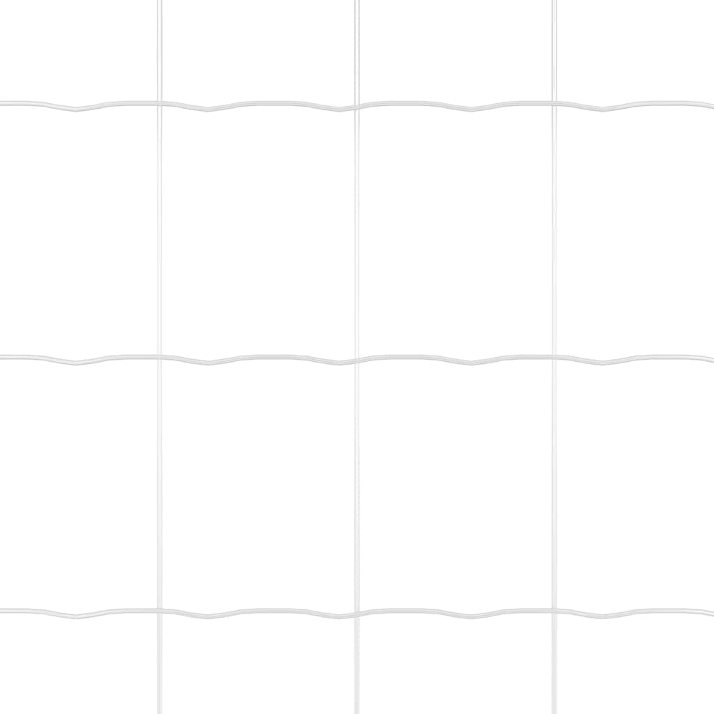 Kerítés oszlopokkal Ezüst 0.6 x 50 m Acél