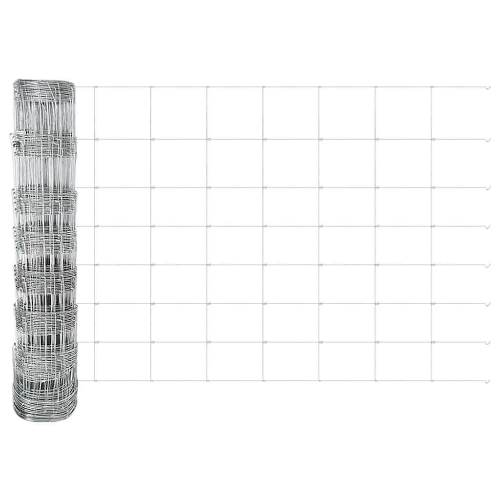 Legelőkerítés Ezüst 25 x 0.8 m Horganyzott acél
