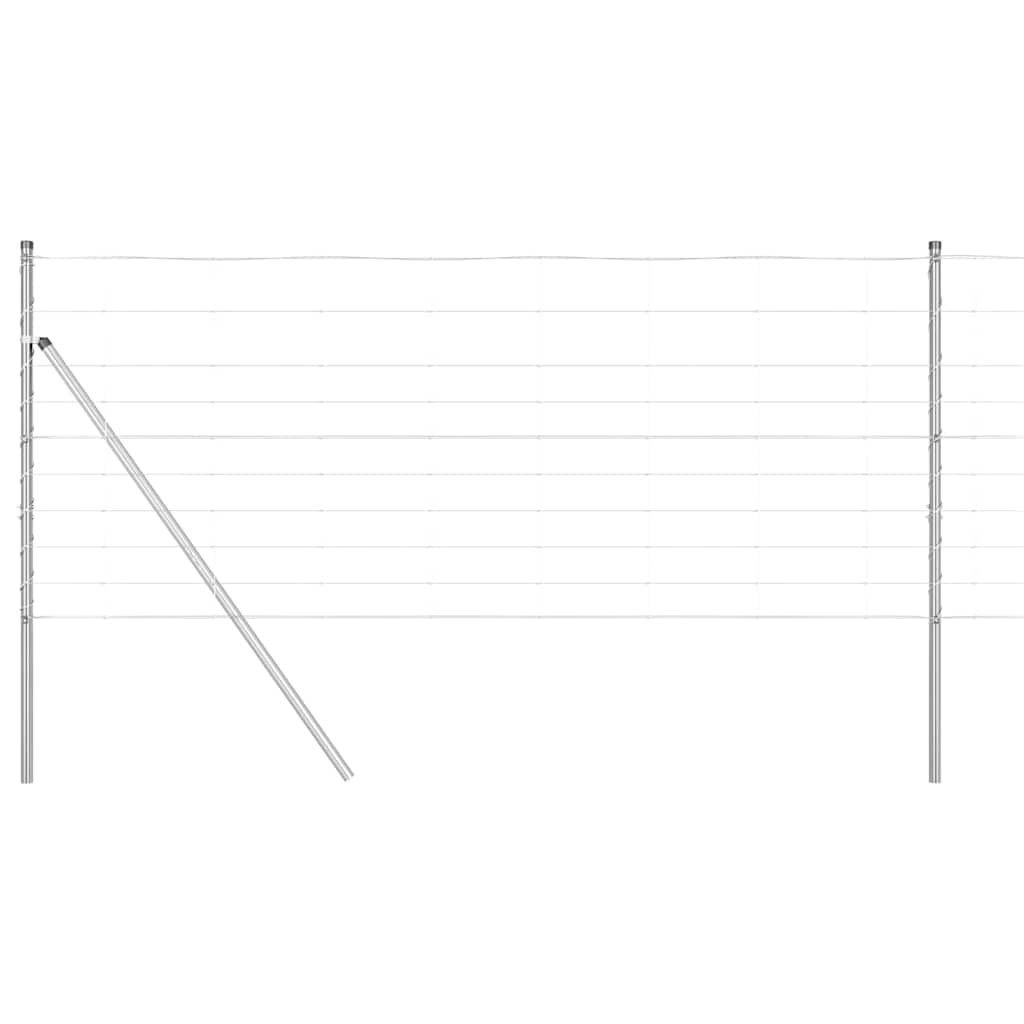 Legelőkerítés Ezüst 25 x 1 m Horganyzott acél