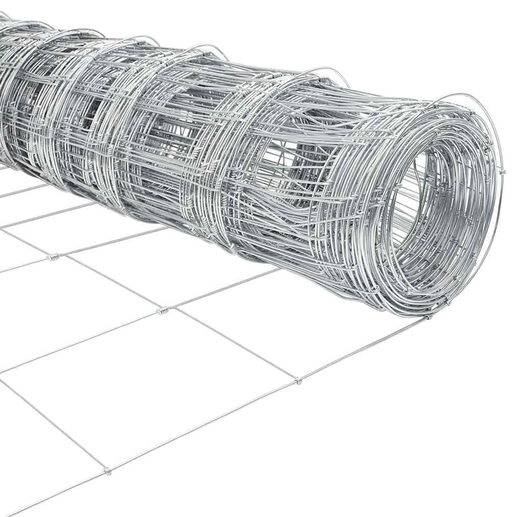Legelőkerítés Ezüst 25 x 1.2 m Horganyzott acél