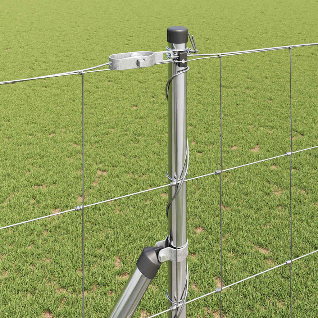 Legelőkerítés Ezüst 25 x 1.4 m Horganyzott acél