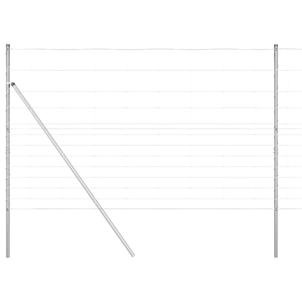Legelőkerítés Ezüst 25 x 1.5 m Horganyzott acél