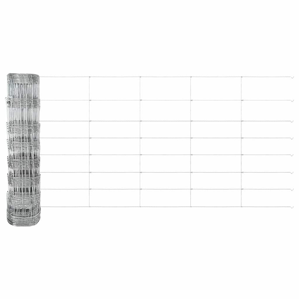 Legelőkerítés Ezüst 50 x 0.8 m Horganyzott acél