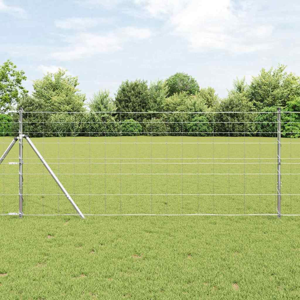 Legelőkerítés Ezüst 50 x 1 m Horganyzott acél