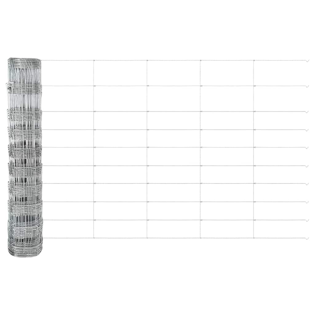 Legelőkerítés Ezüst 50 x 1 m Horganyzott acél