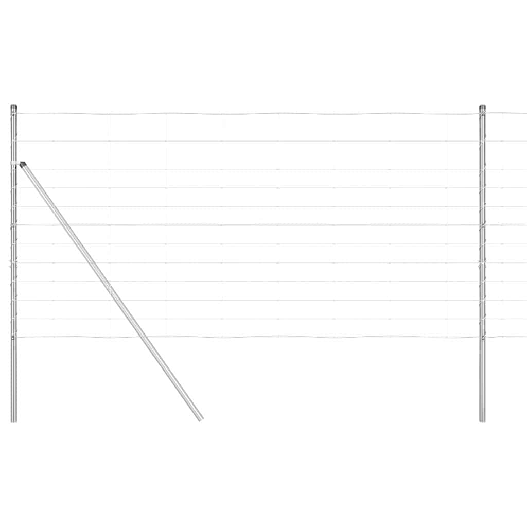 Legelőkerítés Ezüst 50 x 1.2 m Horganyzott acél