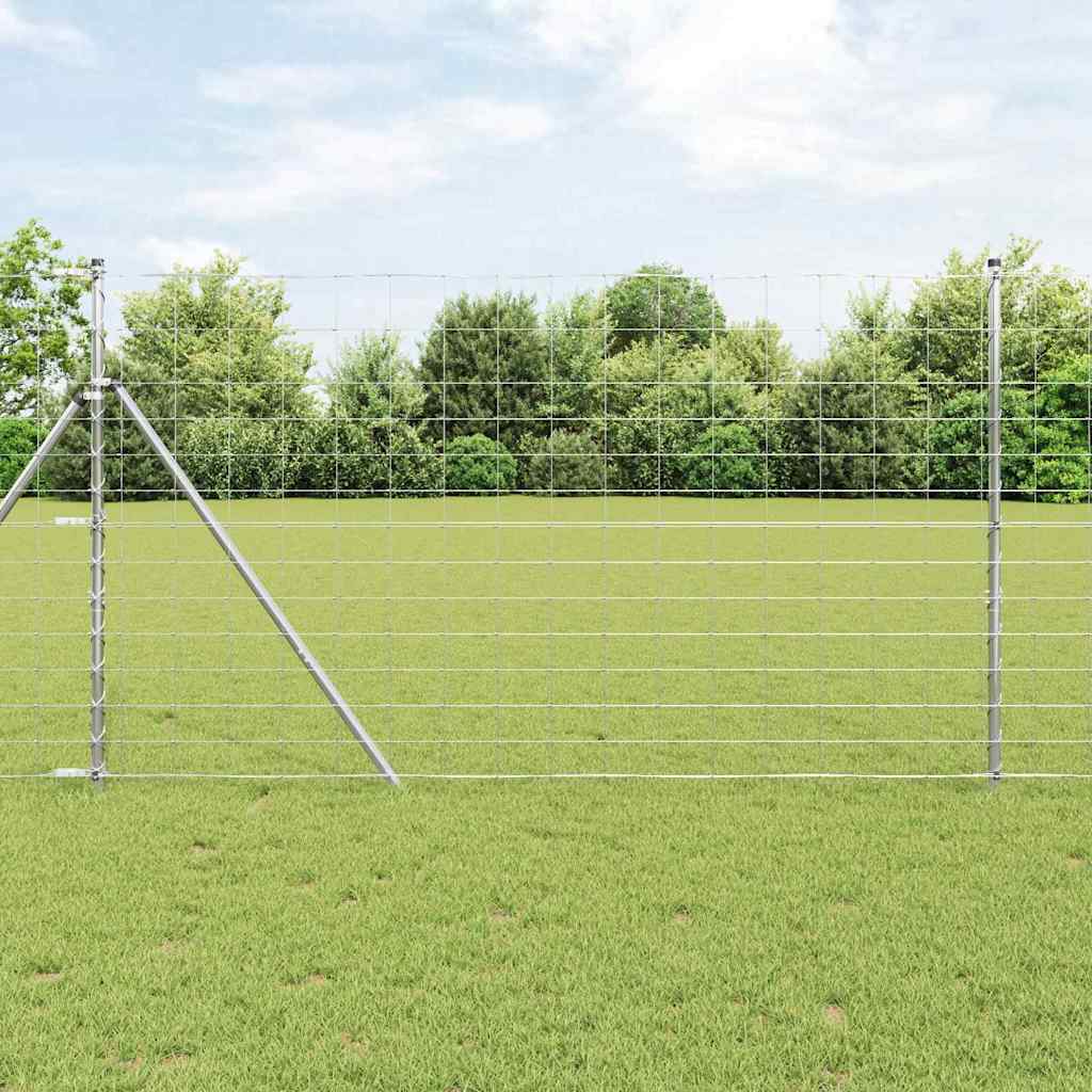 Legelőkerítés Ezüst 50 x 1.4 m Horganyzott acél