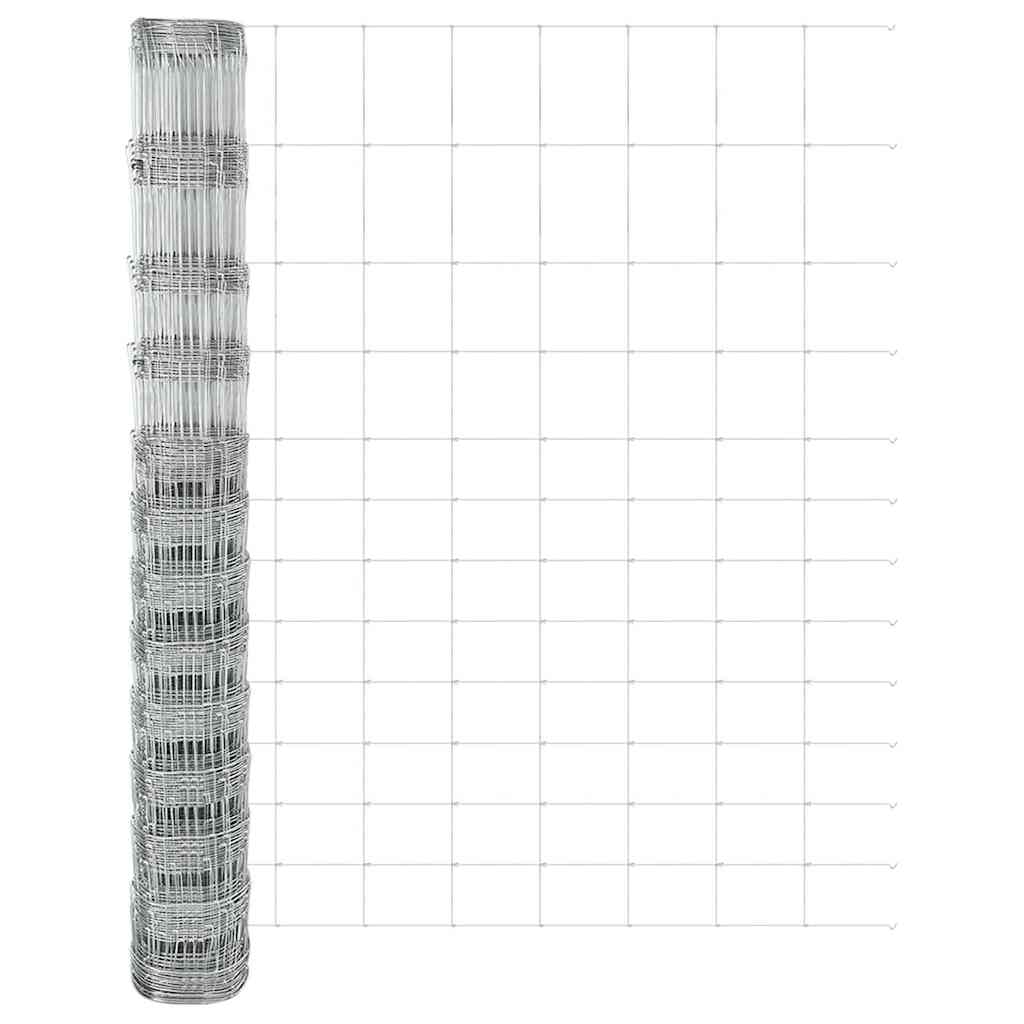 Legelőkerítés Ezüst 50 x 1.5 m Horganyzott acél