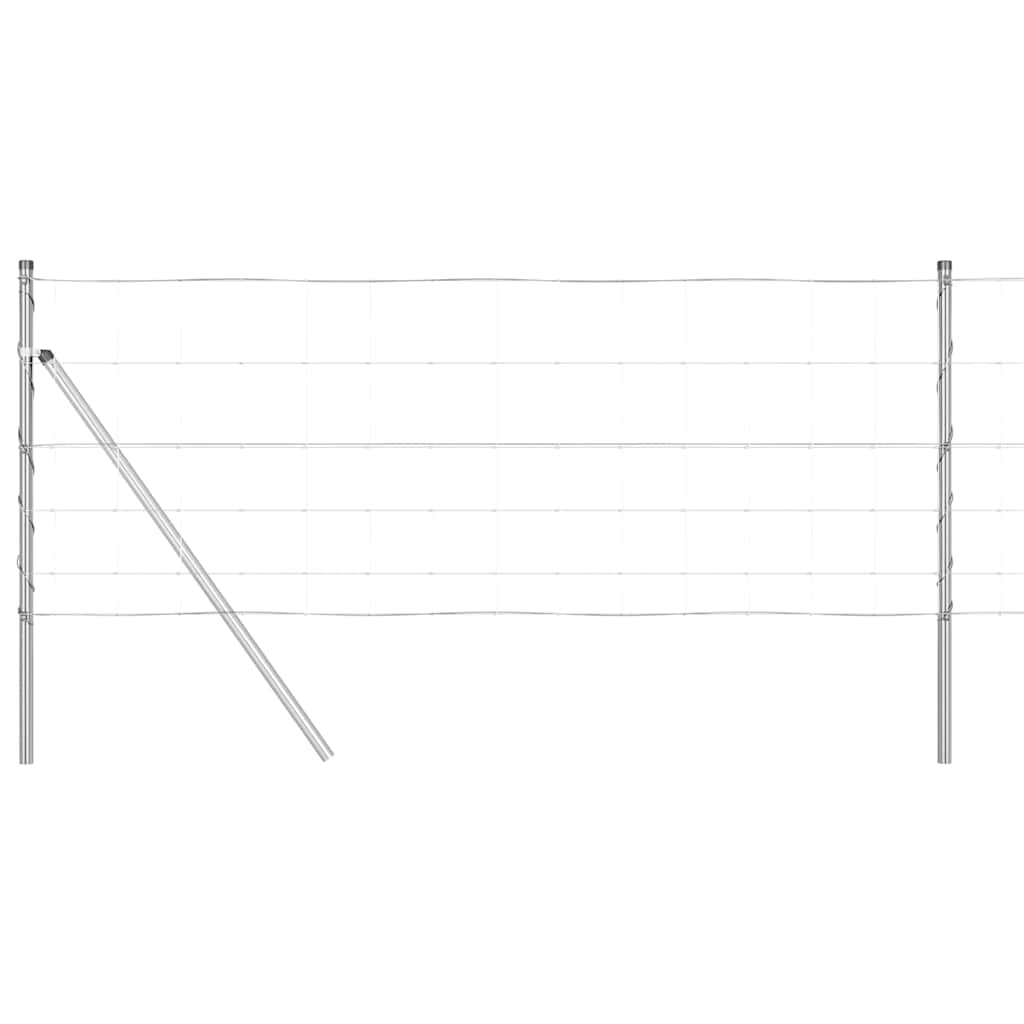 Legelőkerítés Ezüst 100 x 0.8 m Horganyzott acél