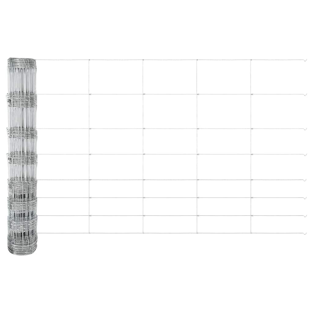 Legelőkerítés Ezüst 25 x 1 m Horganyzott acél