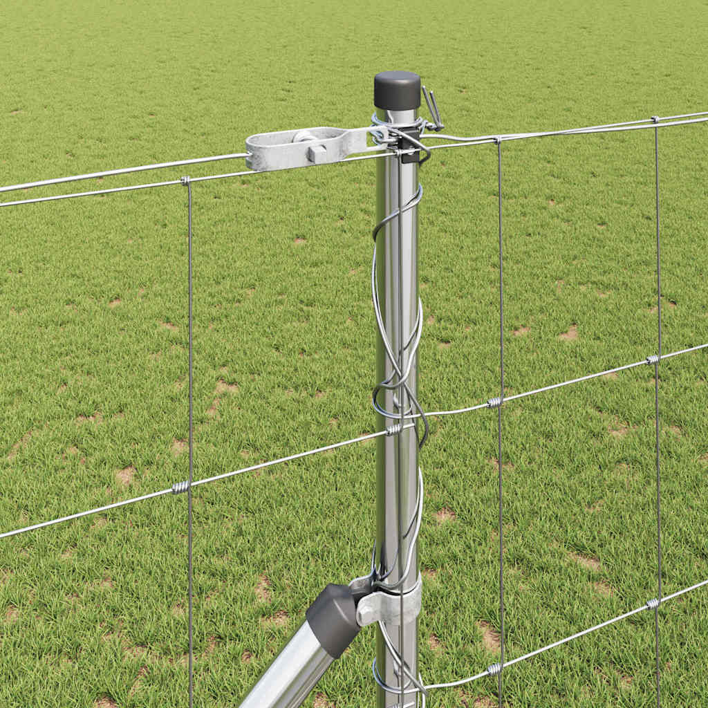 Legelőkerítés Ezüst 25 x 1.4 m Horganyzott acél