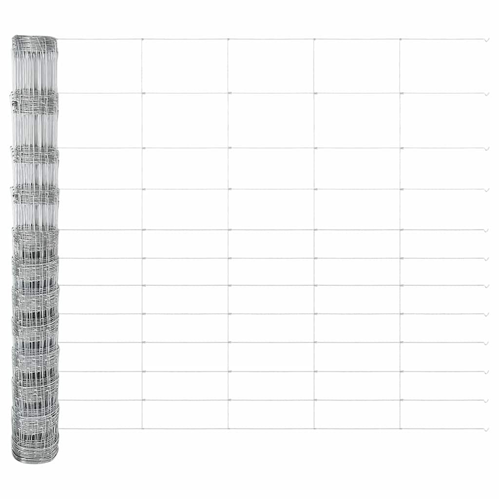 Legelőkerítés Ezüst 25 x 1.4 m Horganyzott acél