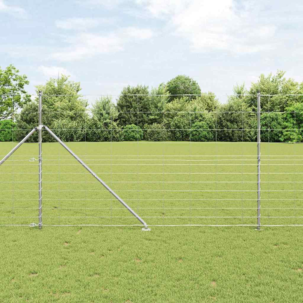 Legelőkerítés Ezüst 25 x 1.5 m Horganyzott acél