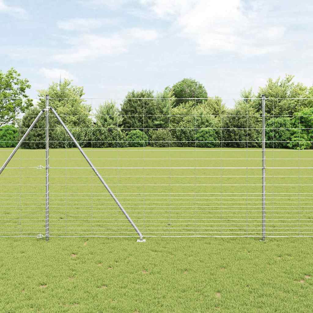 Legelőkerítés Ezüst 25 x 1.6 m Horganyzott acél