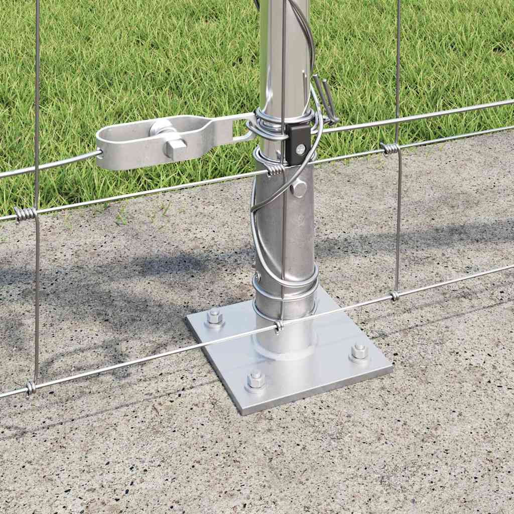 Legelőkerítés Ezüst 25 x 0.8 m Horganyzott acél
