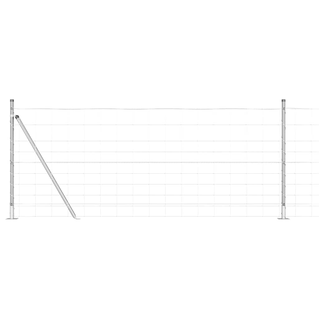 Legelőkerítés Ezüst 25 x 1 m Horganyzott acél