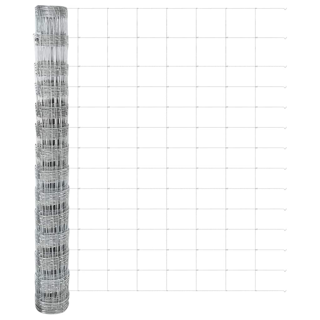 Legelőkerítés Ezüst 25 x 1.4 m Horganyzott acél