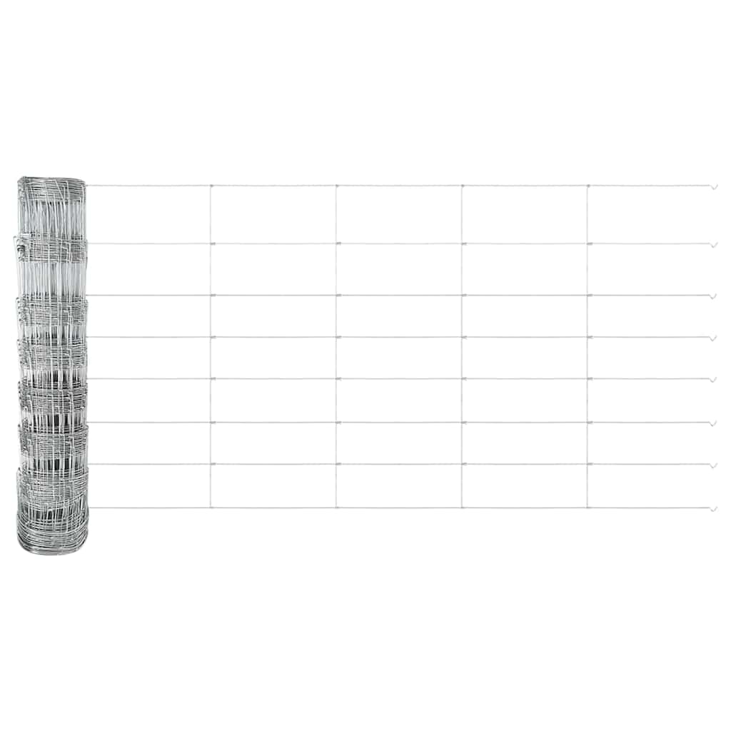 Legelőkerítés Ezüst 50 x 0.8 m Horganyzott acél