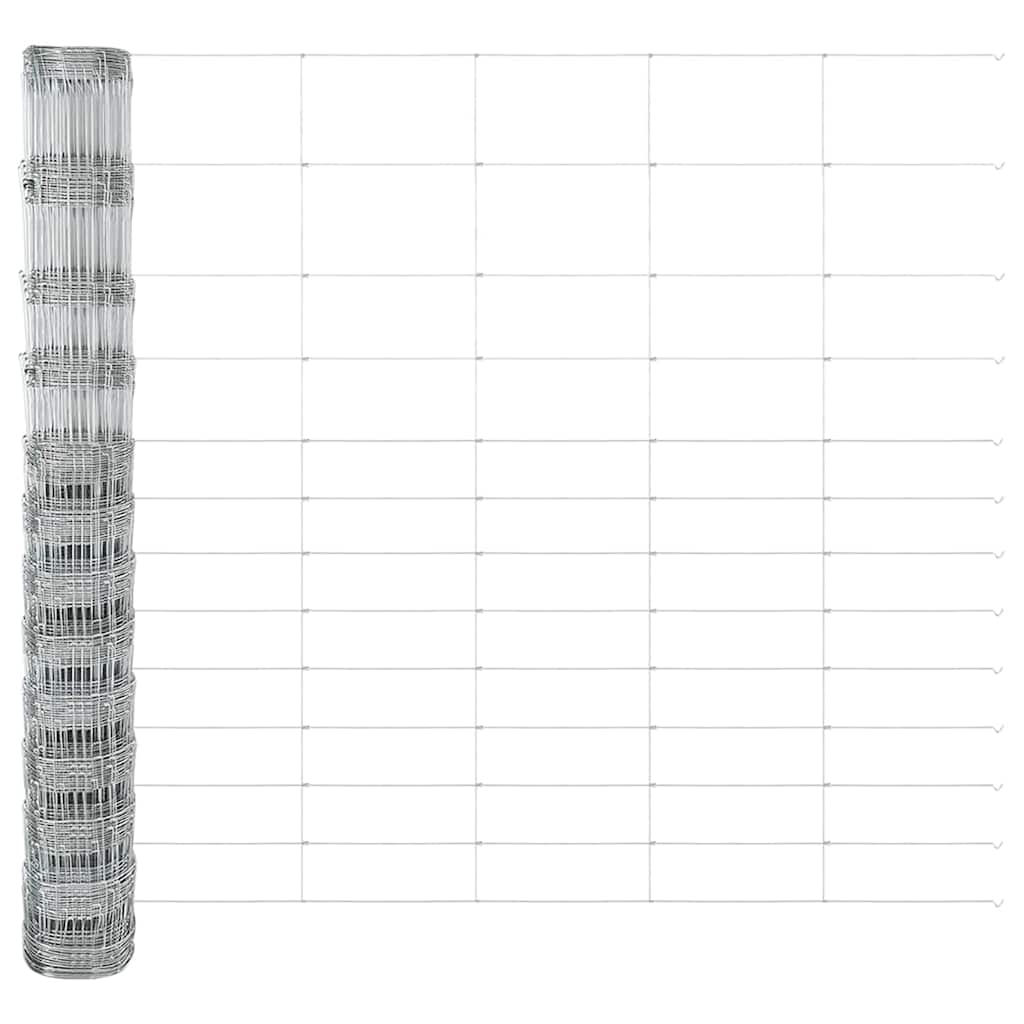 Legelőkerítés Ezüst 50 x 1.5 m Horganyzott acél