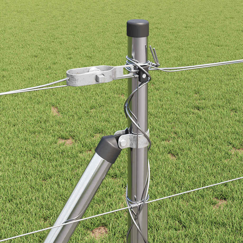Legelőkerítés Ezüst 100 x 0.8 m Horganyzott acél