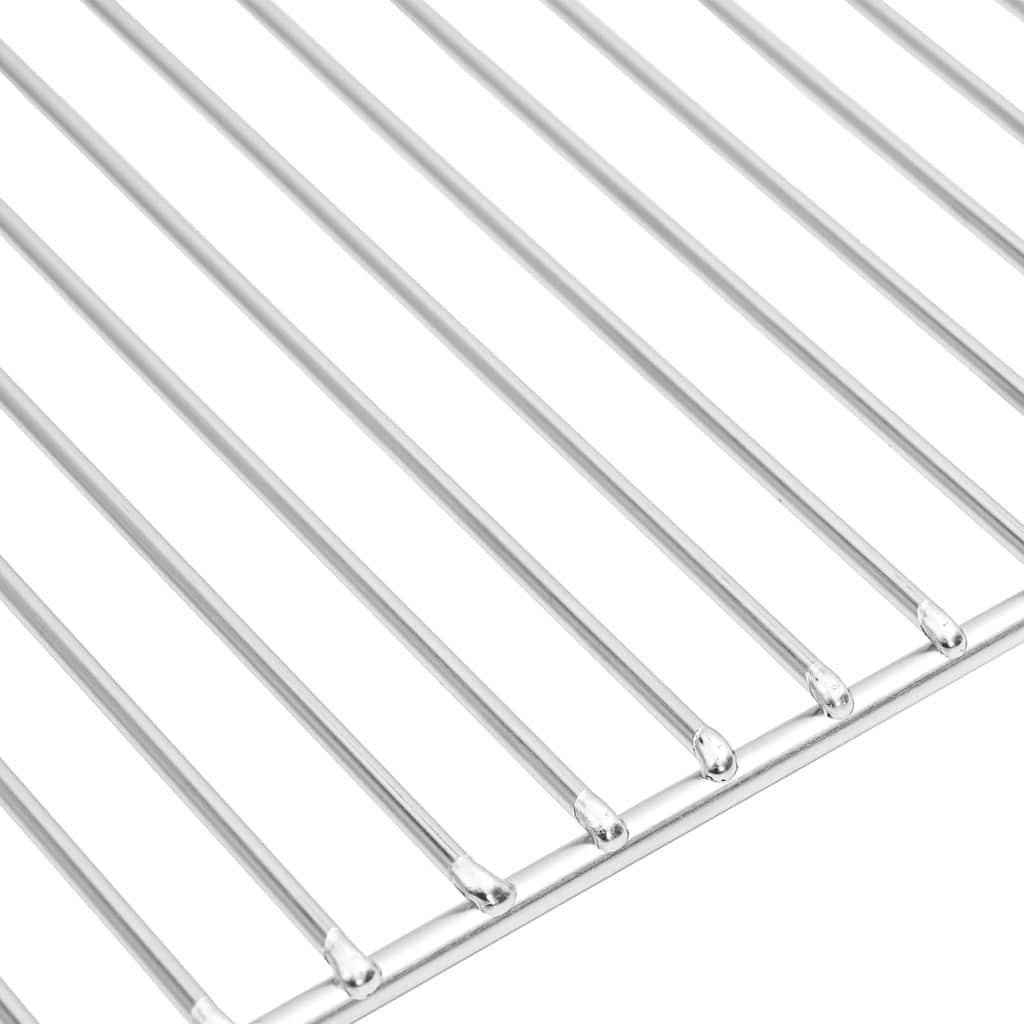 Grill rács Ezüst 40 x 35 cm Rozsdamentes acél