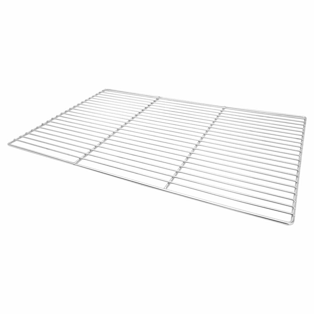 Grill rács Ezüst 67 x 40 cm Rozsdamentes acél