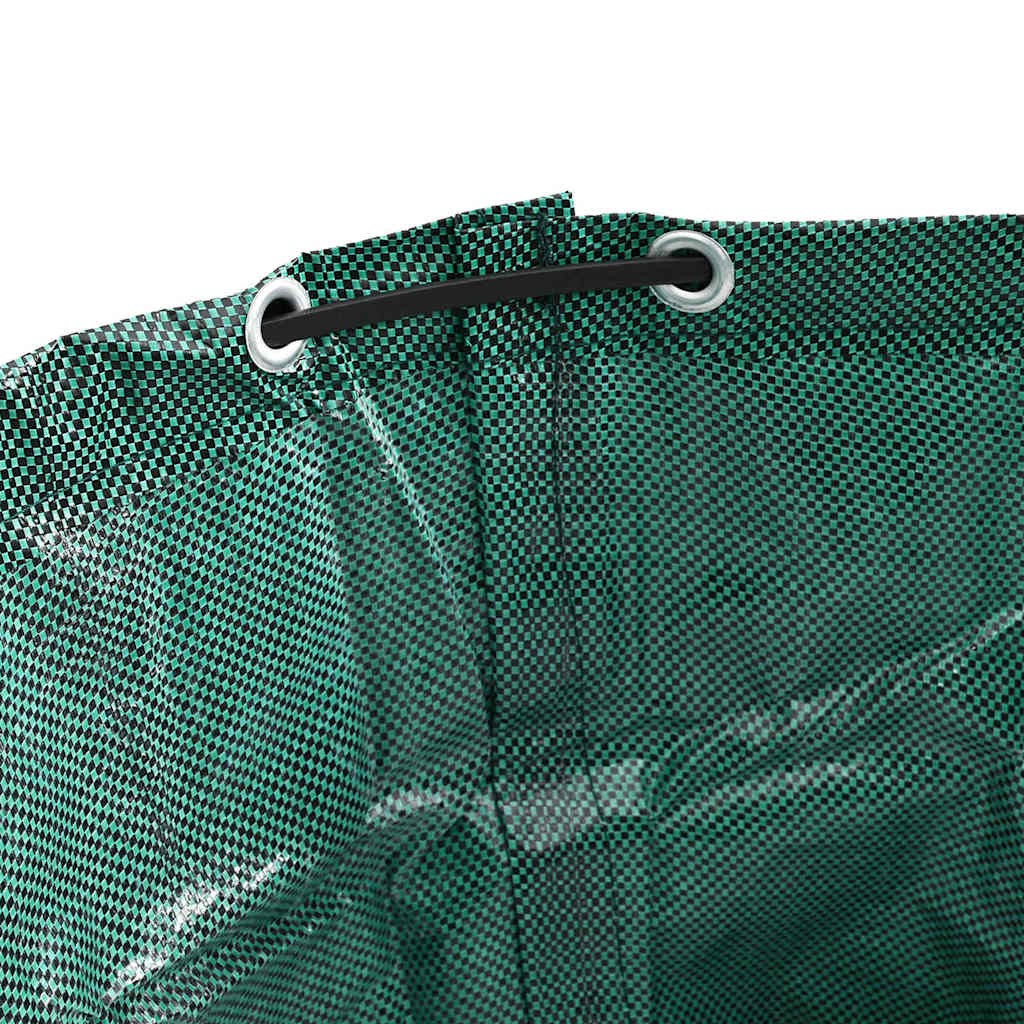 Kerti hulladéktáskák 4 pcs Zöld 66 x 66 x 83.5 cm Polipropilén