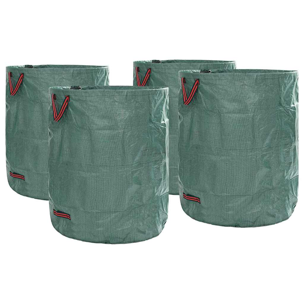 Kerti hulladéktáskák 4 pcs Zöld 79 x 79 x 99.5 cm Polipropilén