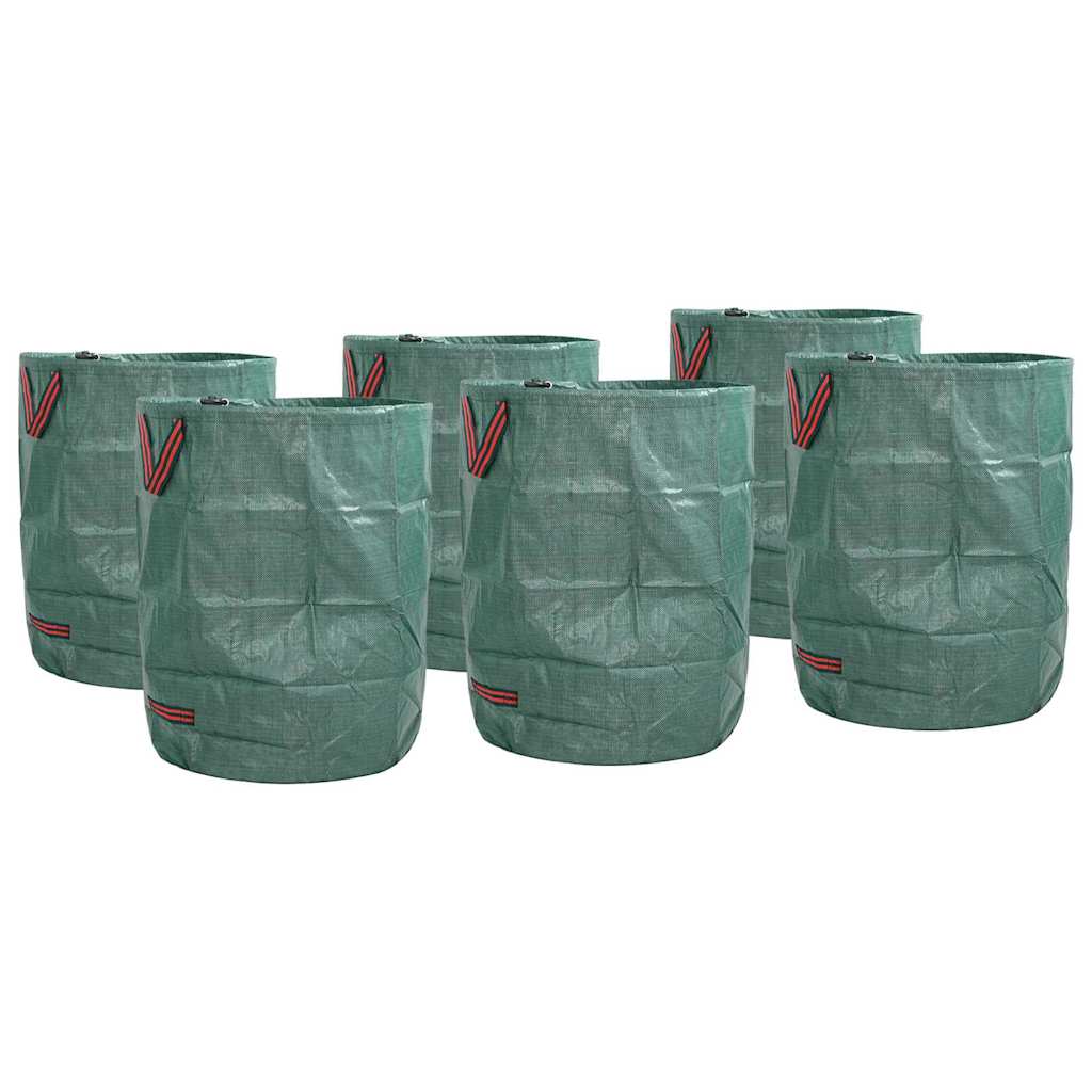 Kerti hulladéktáskák 12 pcs Zöld 66 x 66 x 83.5 cm Polipropilén