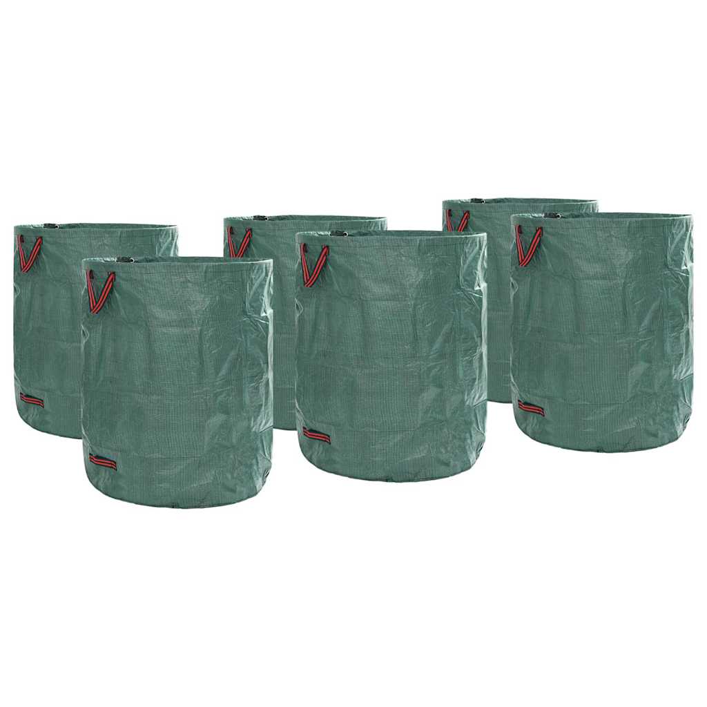 Kerti hulladéktáskák 12 pcs Zöld 79 x 79 x 99.5 cm Polipropilén