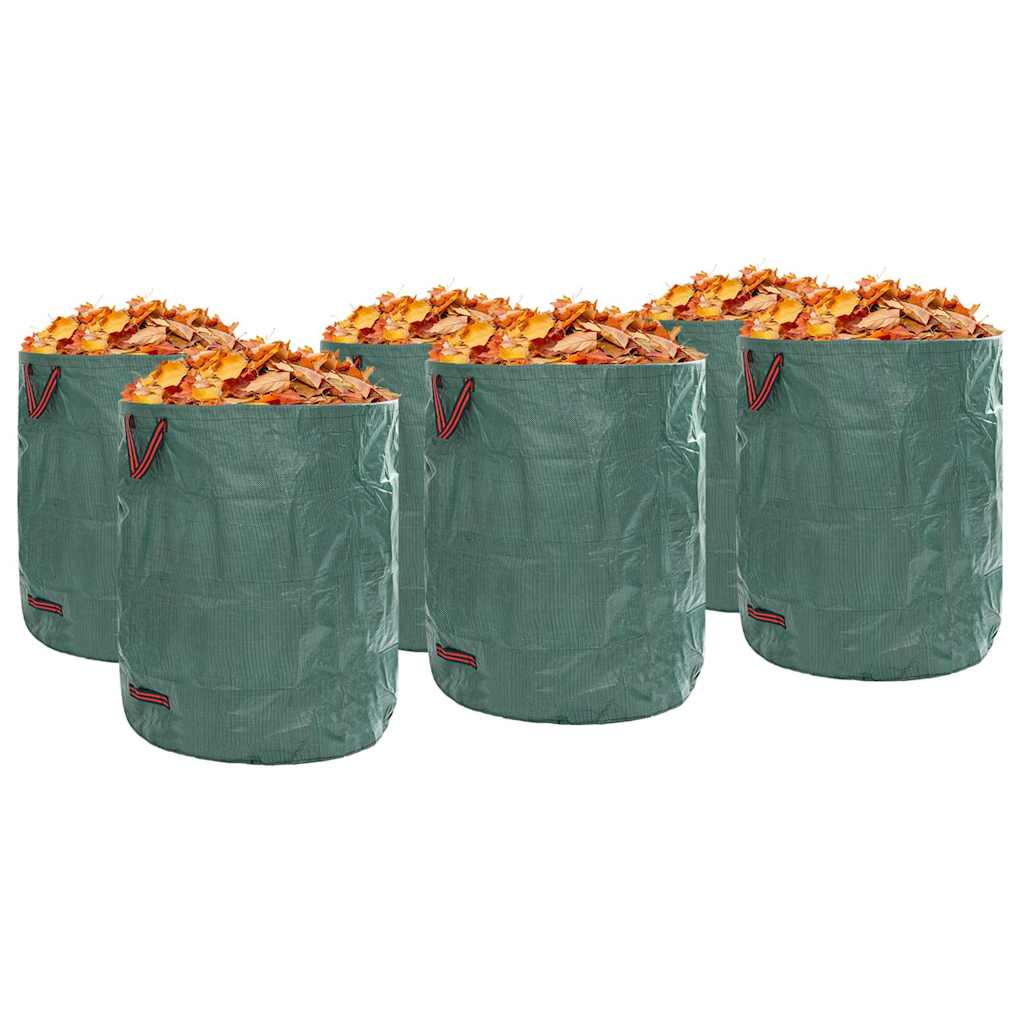 Kerti hulladéktáskák 12 pcs Zöld 79 x 79 x 99.5 cm Polipropilén