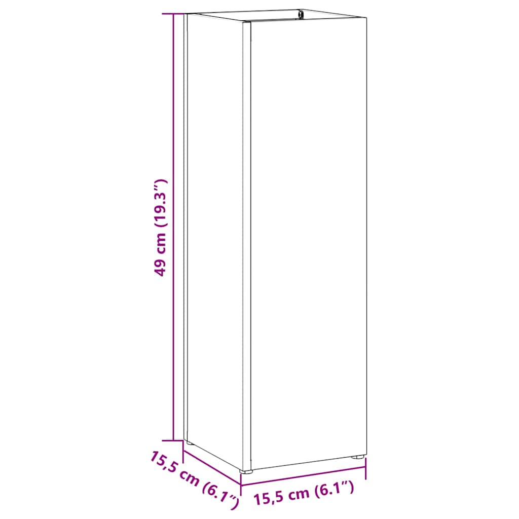 Napernyő Állvány Rózsaszín 15.5 x 15.5 x 49 cm Fém
