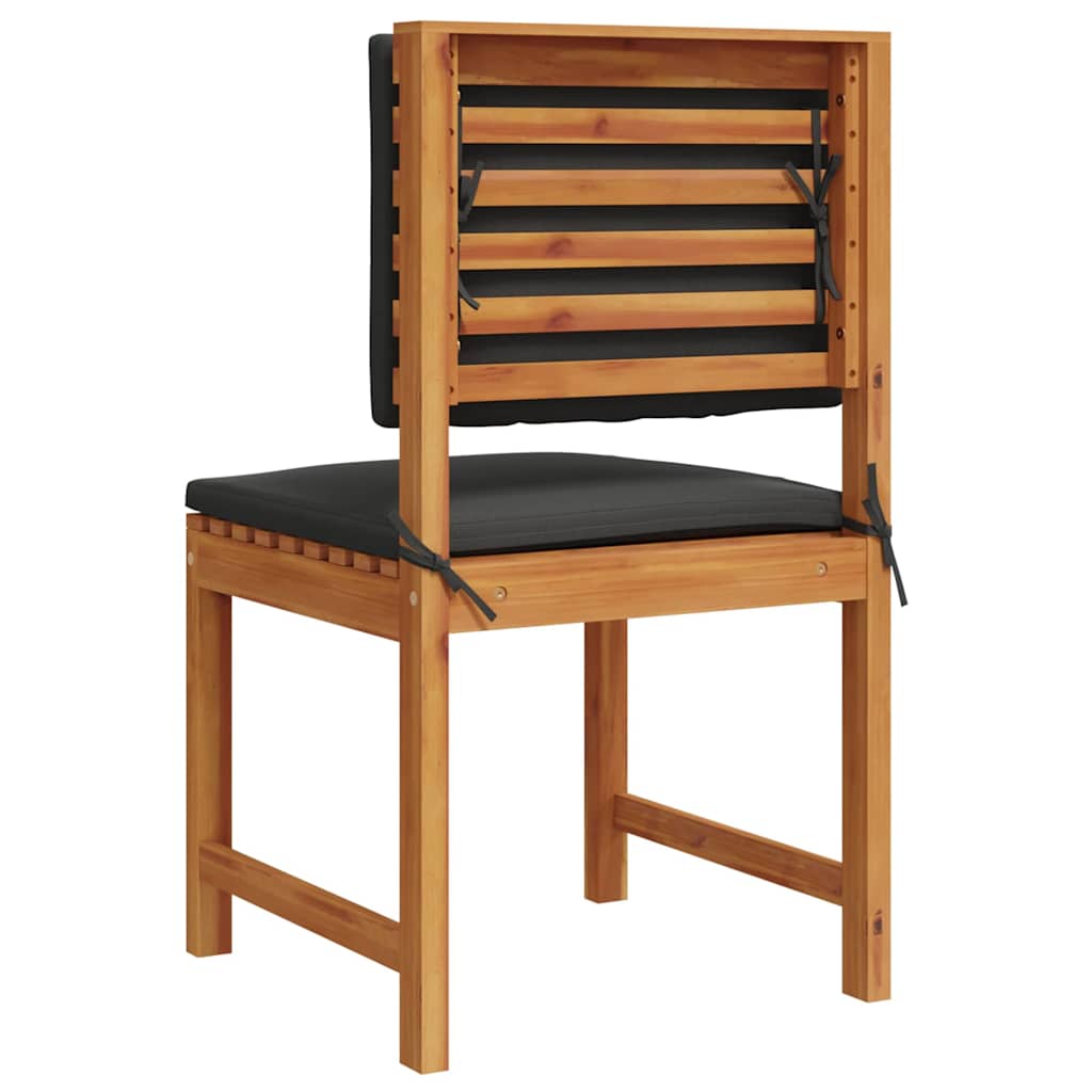 Kerti Szék 2 pcs Barna 50 x 50 x 91cm Tömör akácfa