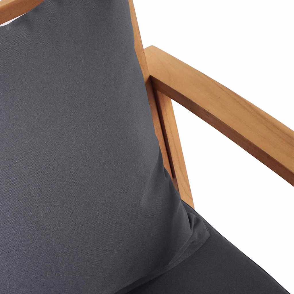 Kerti székek 2 pcs Természetes 60 x 65 x 76.5 cm Tömör tíkfa