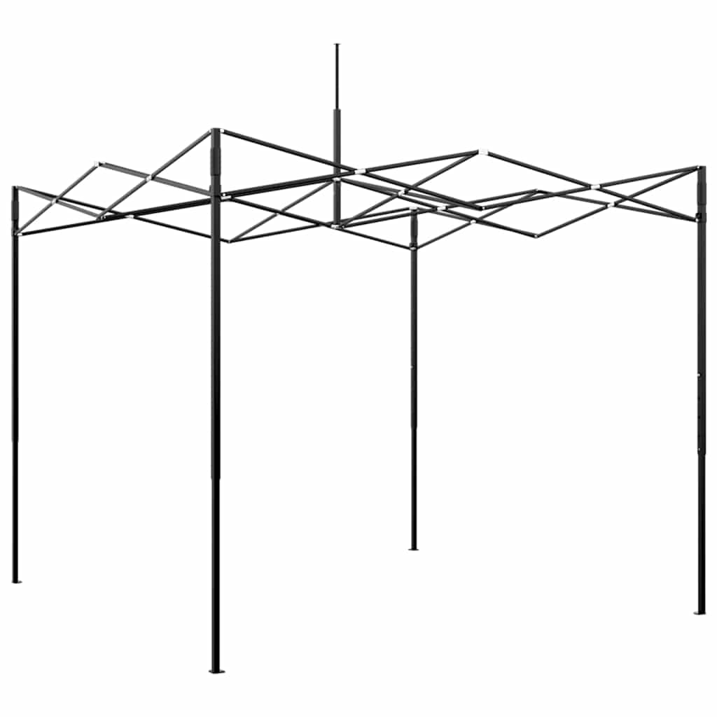 Melegház tetővel Zöld 290 x 290 x 315 cm Acél