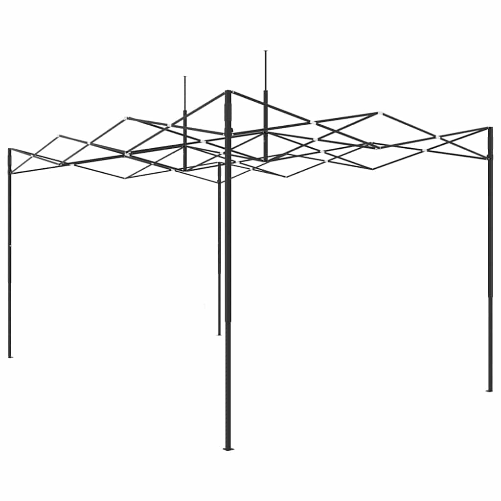 Melegház tetővel Zöld 290 x 430 x 315 cm Acél
