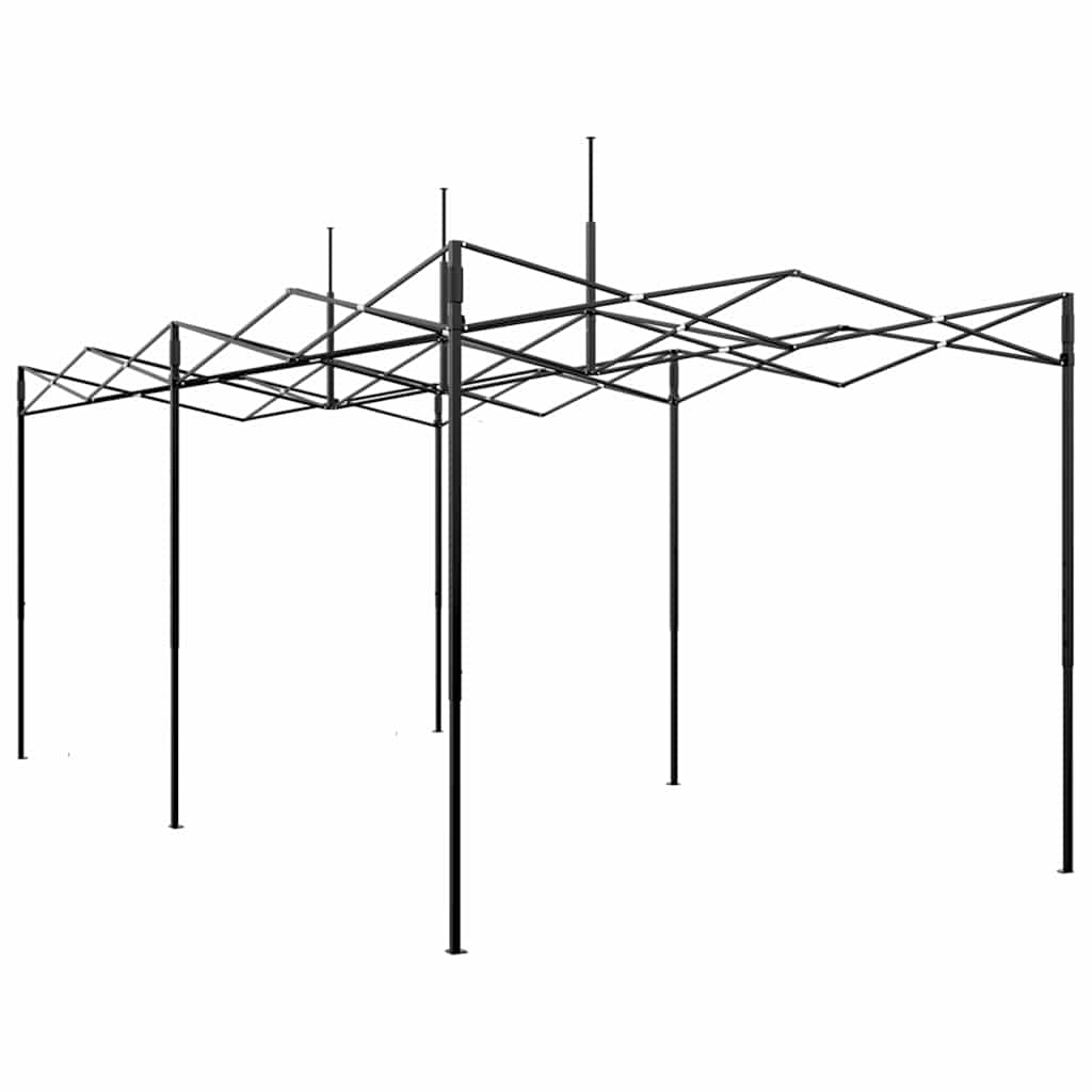 Melegház tetővel Zöld 290 x 580 x 315 cm Acél
