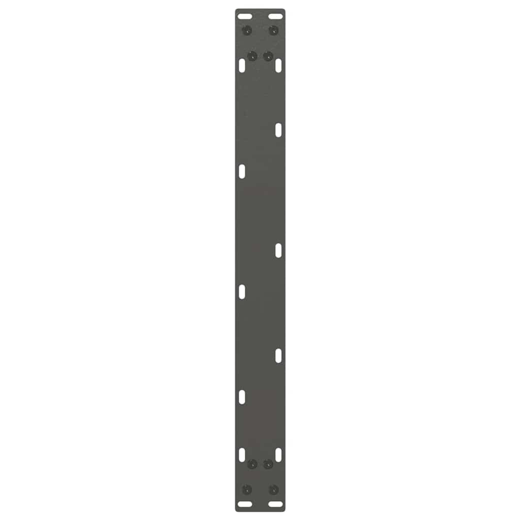 2 db antracitszürke, U alakú acél dohányzóasztal láb 70 x (30-31) cm