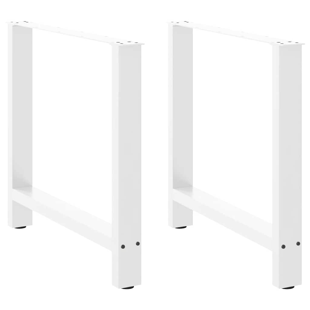 2 db fehér étkezőasztal láb 70 x (72-73) cm acél